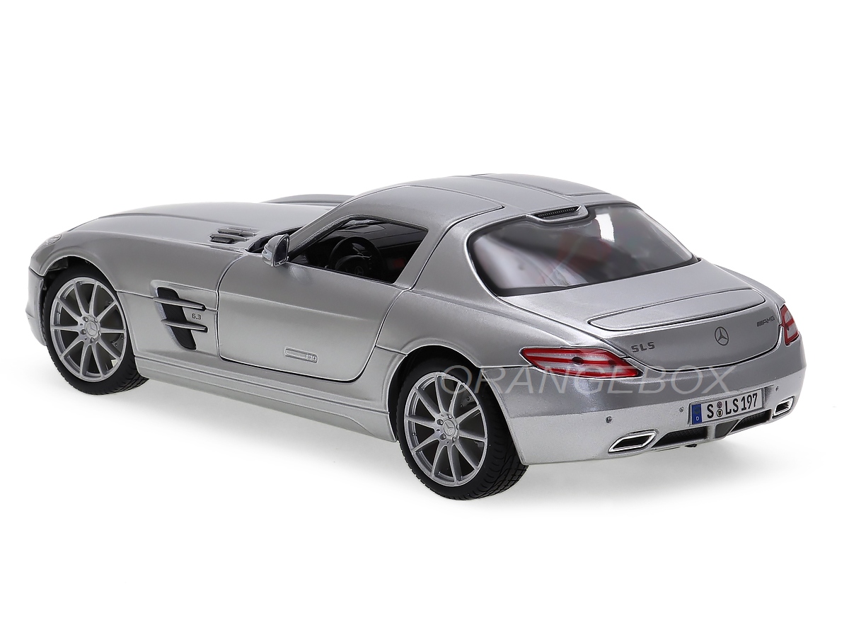 Mercedes SLS AMG 1/18 Maisto - Noir - Miniature D'occasion Très Bon état